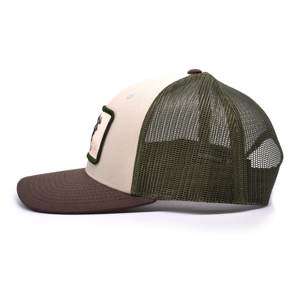 Deer Hunt Patch Tan / Loden / Brown Hat