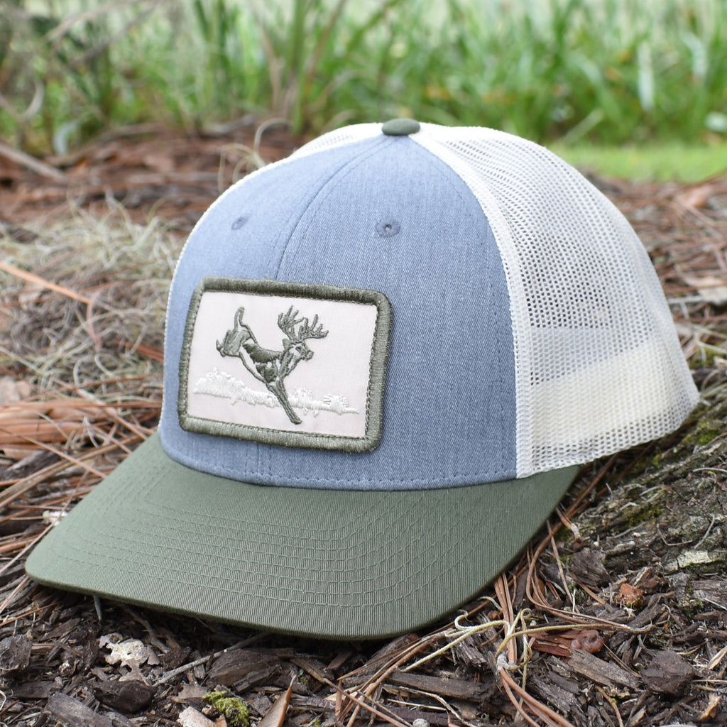Deer Hunt Patch Heather Grey / Birch / Army Hat