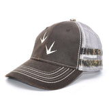 Brown Camo Sport Frayed Hat