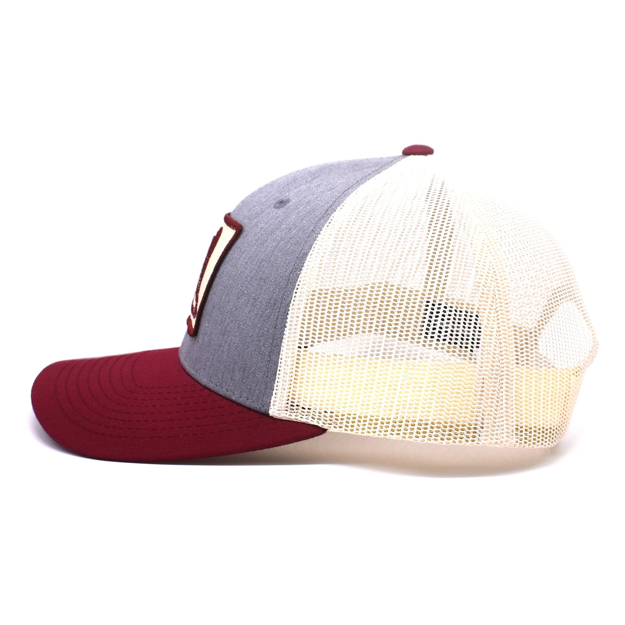 Duck Patch Heather Grey / Birch / Cardinal Hat