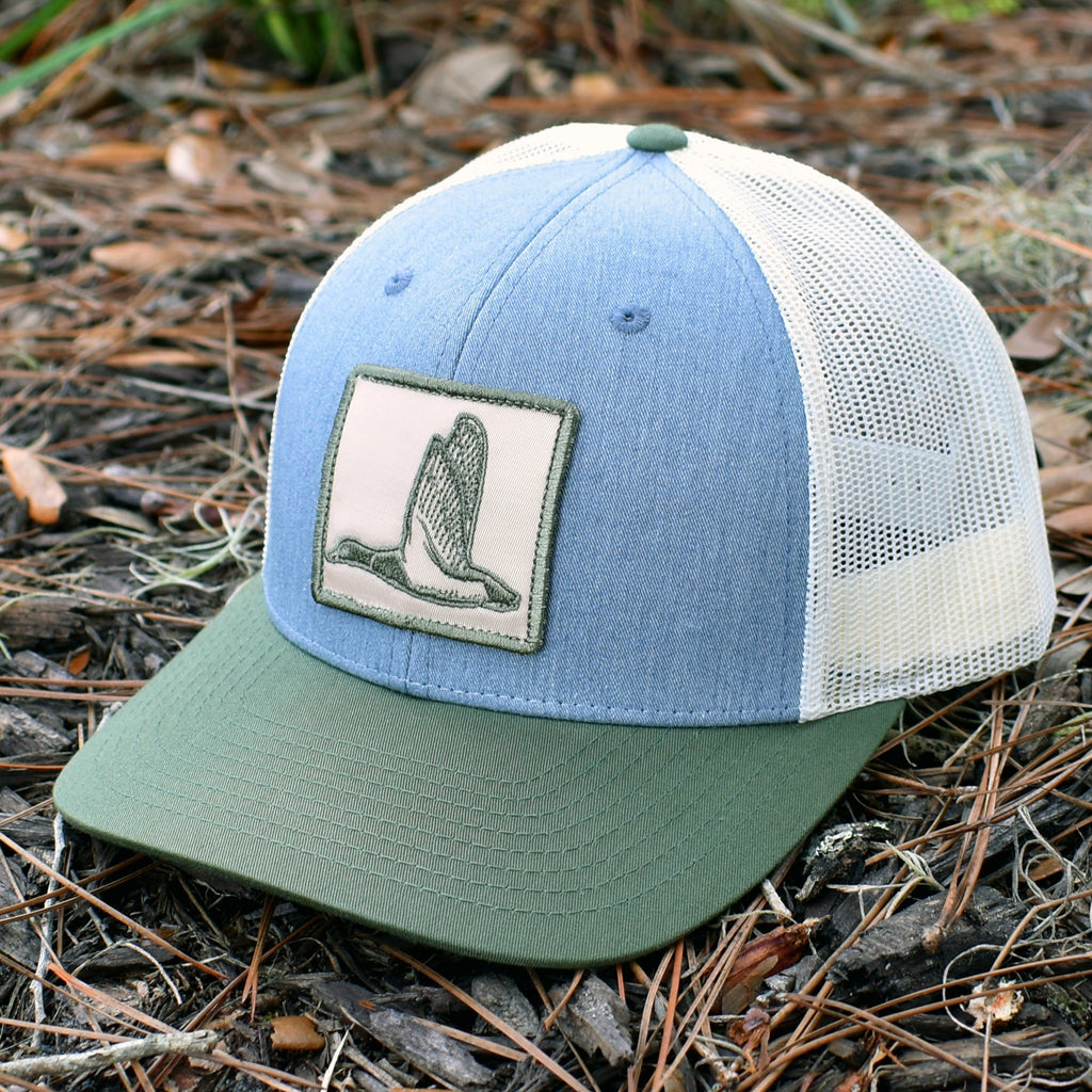 Duck Patch Heather Grey / Birch / Army Hat