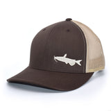 Catfish Fishing Brown Retro Trucker Hat - Bucks of America