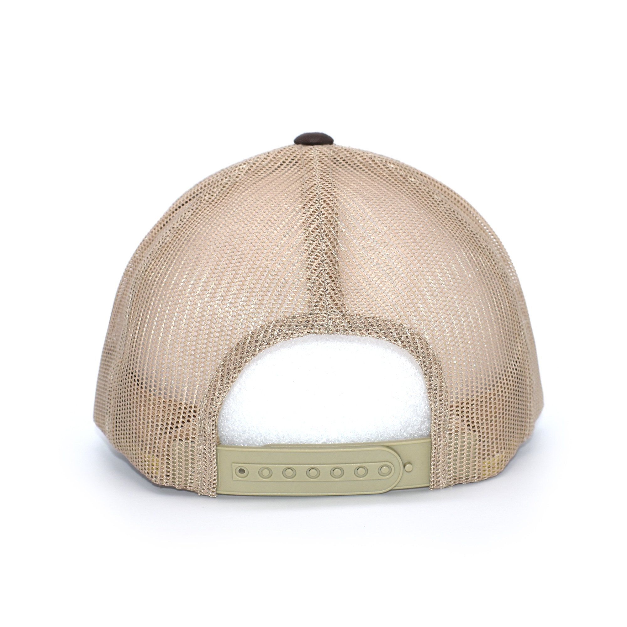 Bass Fishing Brown Retro Trucker Hat - Bucks of America