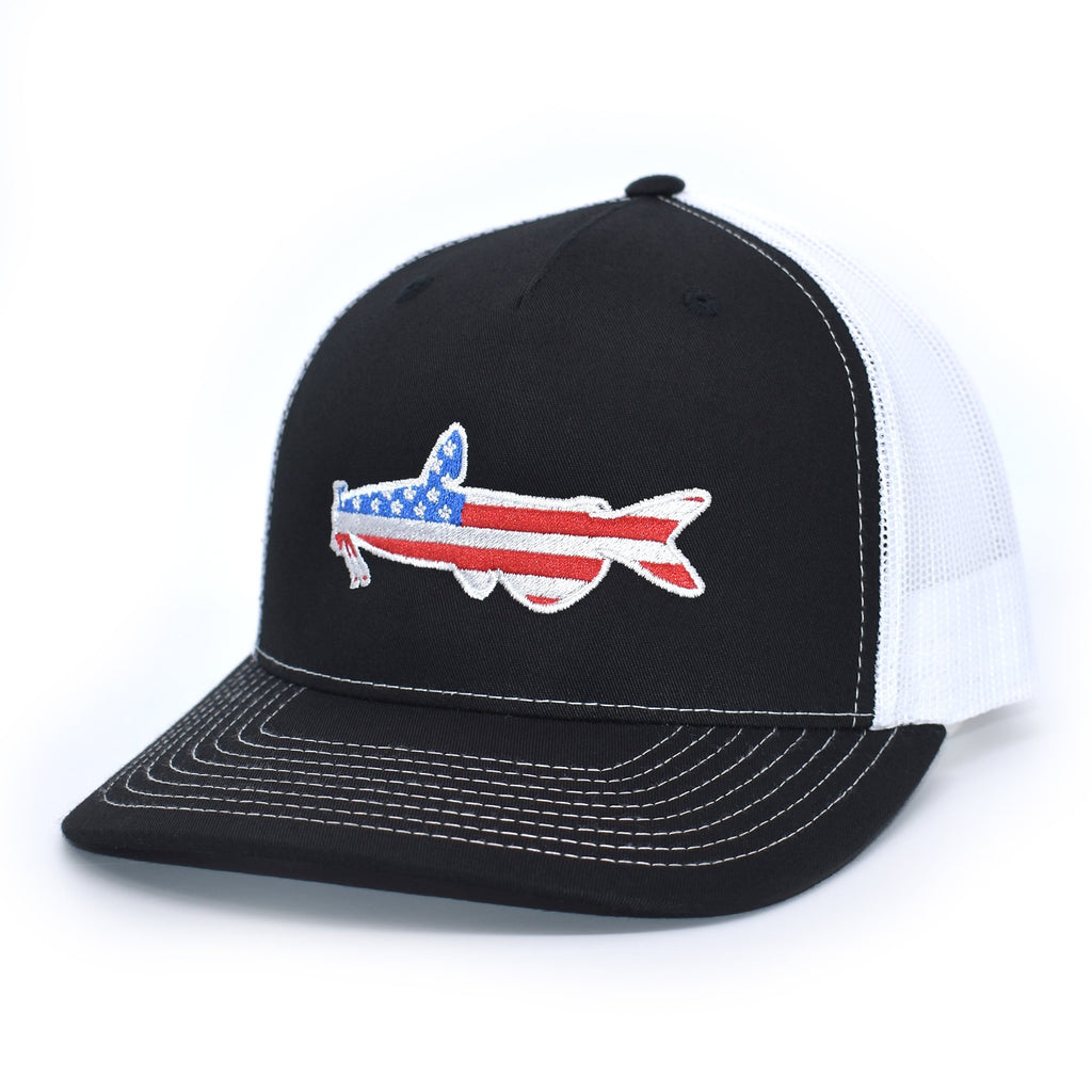 Bucks of America - American Flag Catfish Hat – Bucks of Nebraska