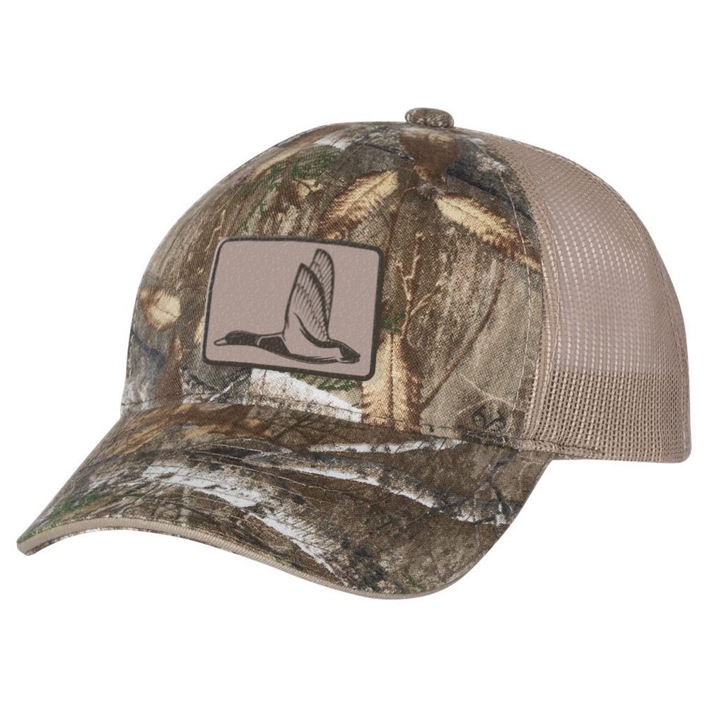 Duck Patch Khaki & Realtree Camo Hat