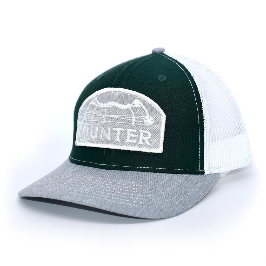Bow Hunter- Dark Green / White / Grey - Bucks of America