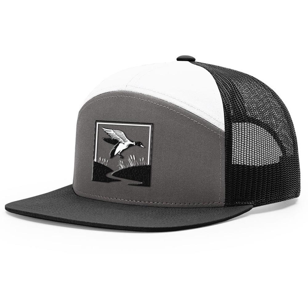 Duck Hunt Charcoal & White Hat