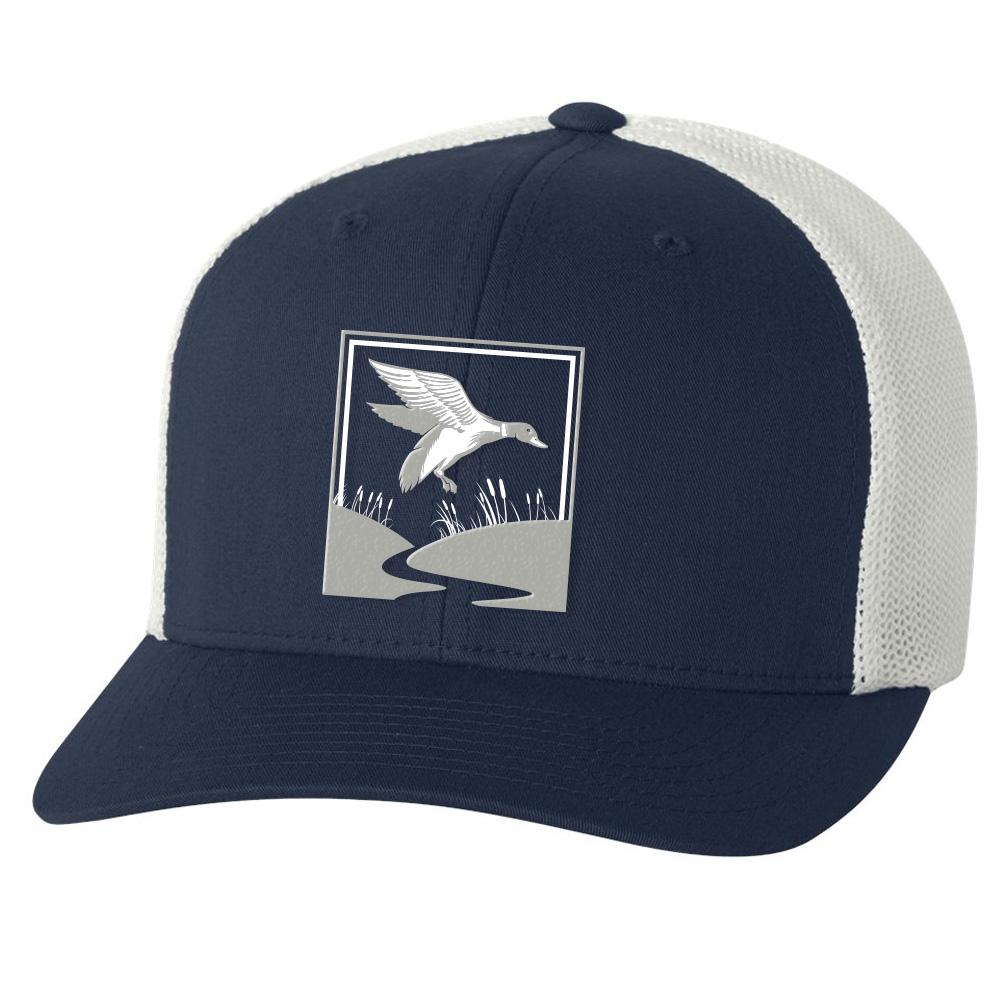 Duck Hunt Navy & White Hat