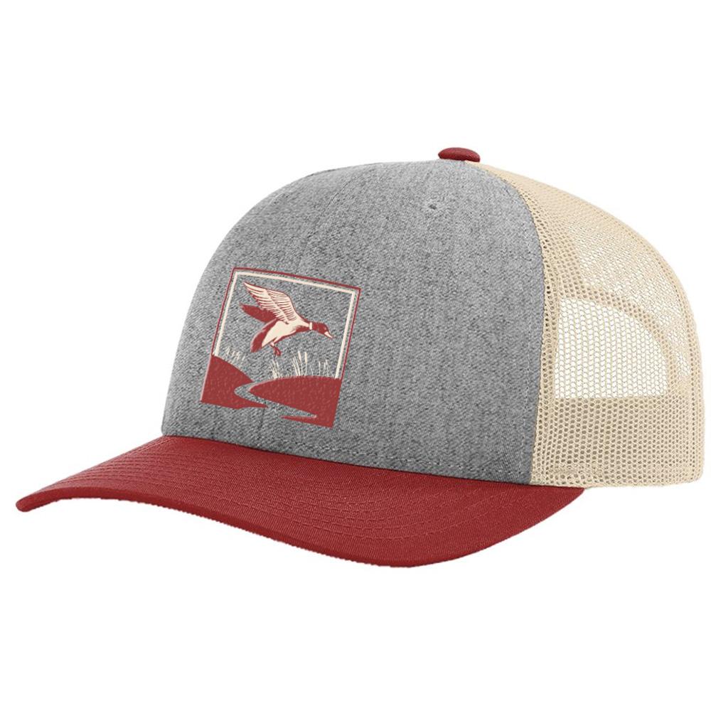 Duck Hunt Heather Grey / Birch / Cardinal Hat