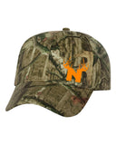 Bucks of Nebraska N Orange Logo Camo Cap - Bucks of America