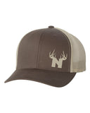 Bucks of Nebraska Brown Retro Trucker Hat - Bucks of America