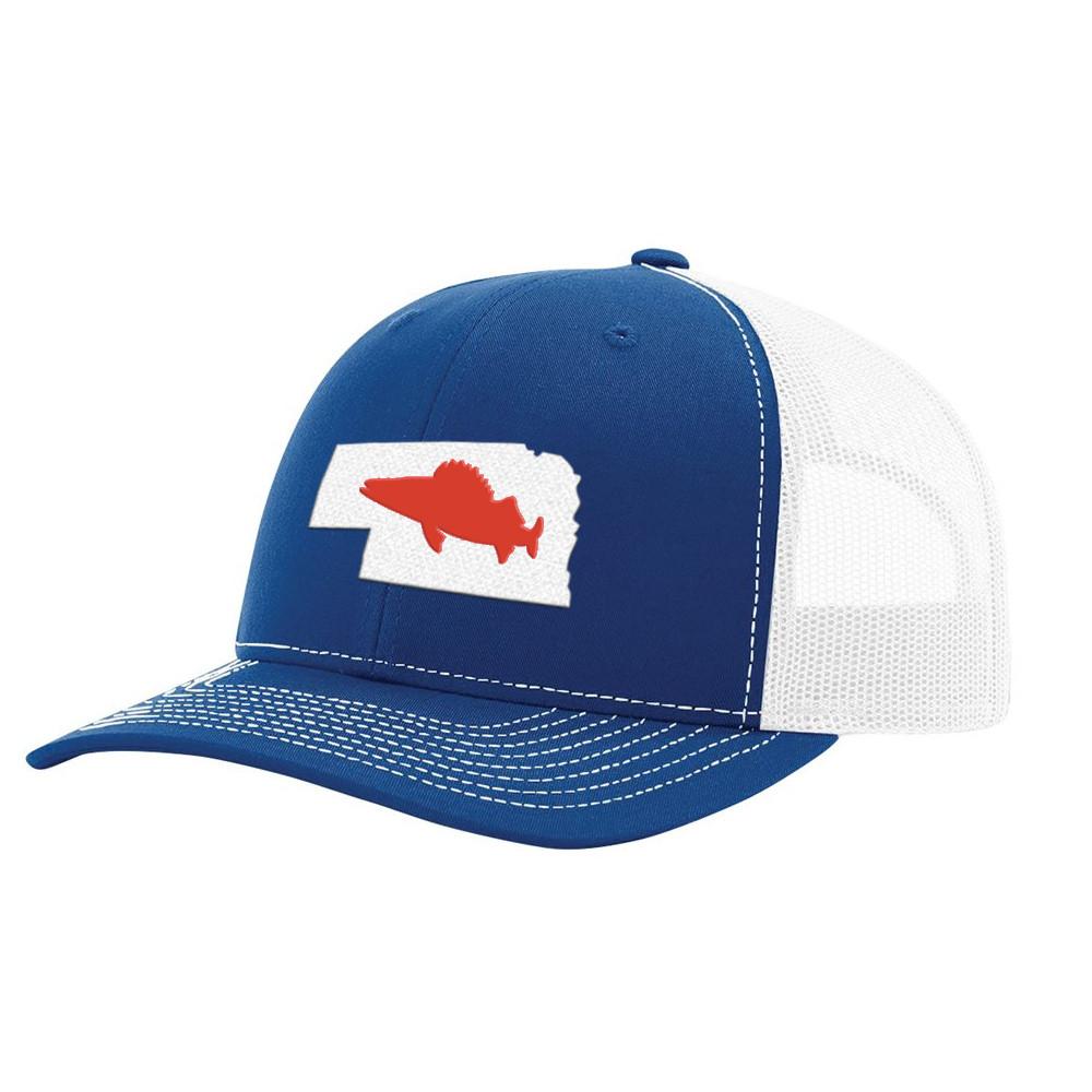 Nebraska Walleye Hat - Royal/White - Bucks of America