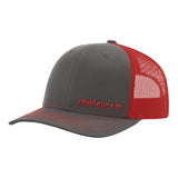 Nebraska State Hat - Charcoal / Red