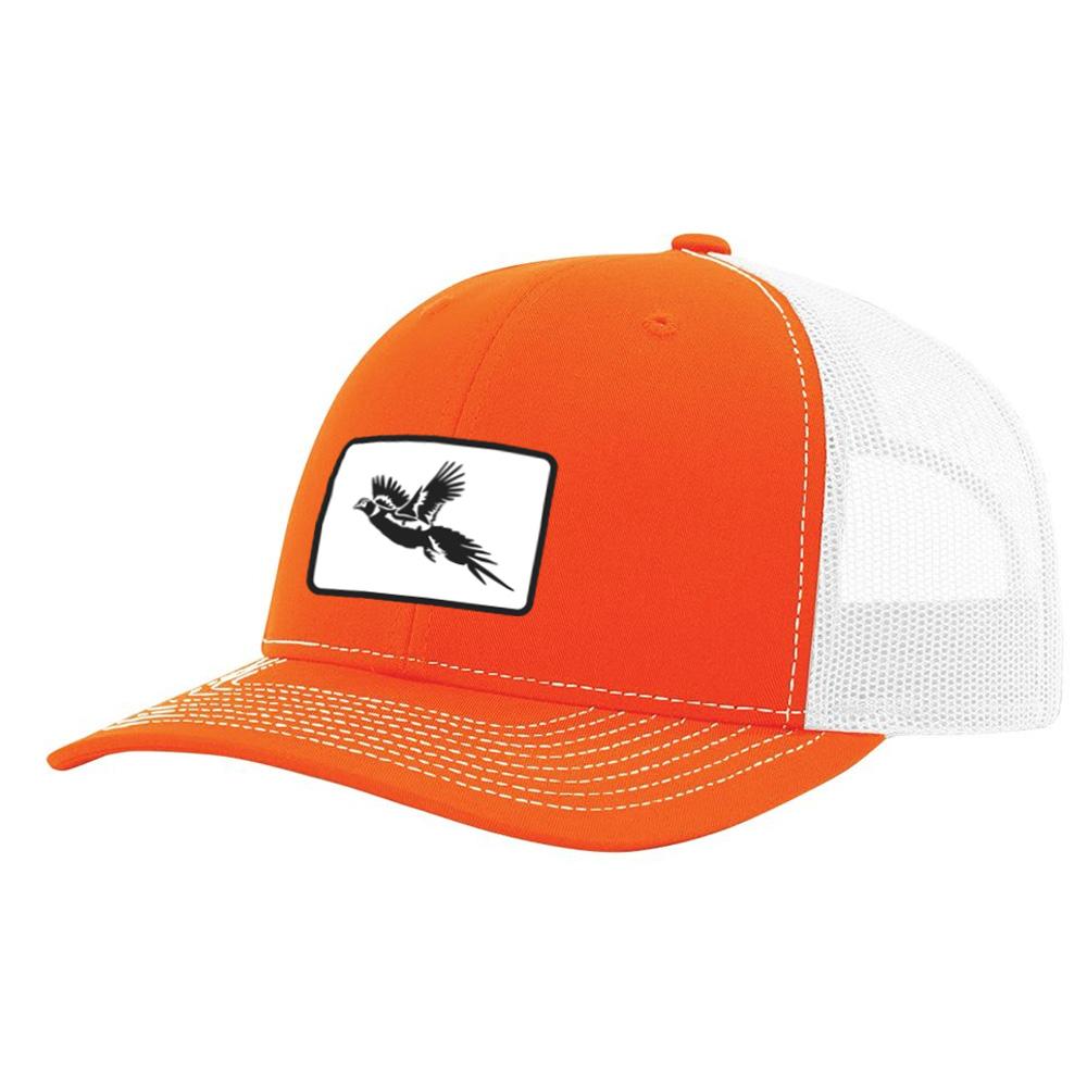 Pheasant Patch Orange / White Hat