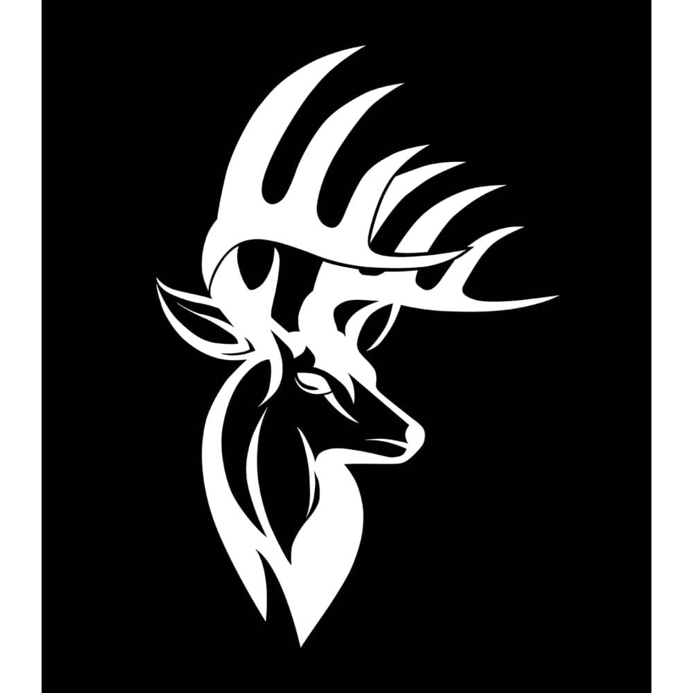 Bucks of America Buck Decal - White - Bucks of America