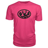 Hunting And Fishing Premium Tee - Hot Pink / S - Short Sleeves
