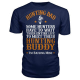 Hunting Dad Premium Unisex Tee - Navy / S - Short Sleeves