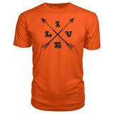 Live Arrows Design Premium Tee - Orange / S - Short Sleeves