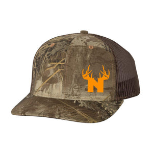 Bucks of Nebraska Antlers Trucker Hat - RealTree - Bucks of America