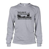 Theres A Place For All Of Gods Creatures Long Sleeve - Sports Grey / S - Long Sleeves
